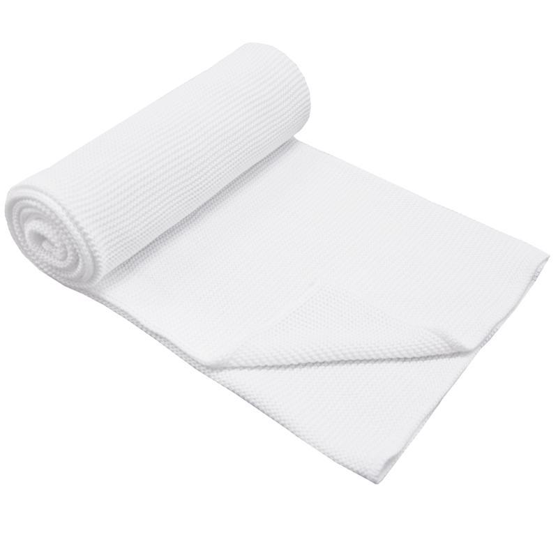 Coperta EKO in bambù White 80x100 cm