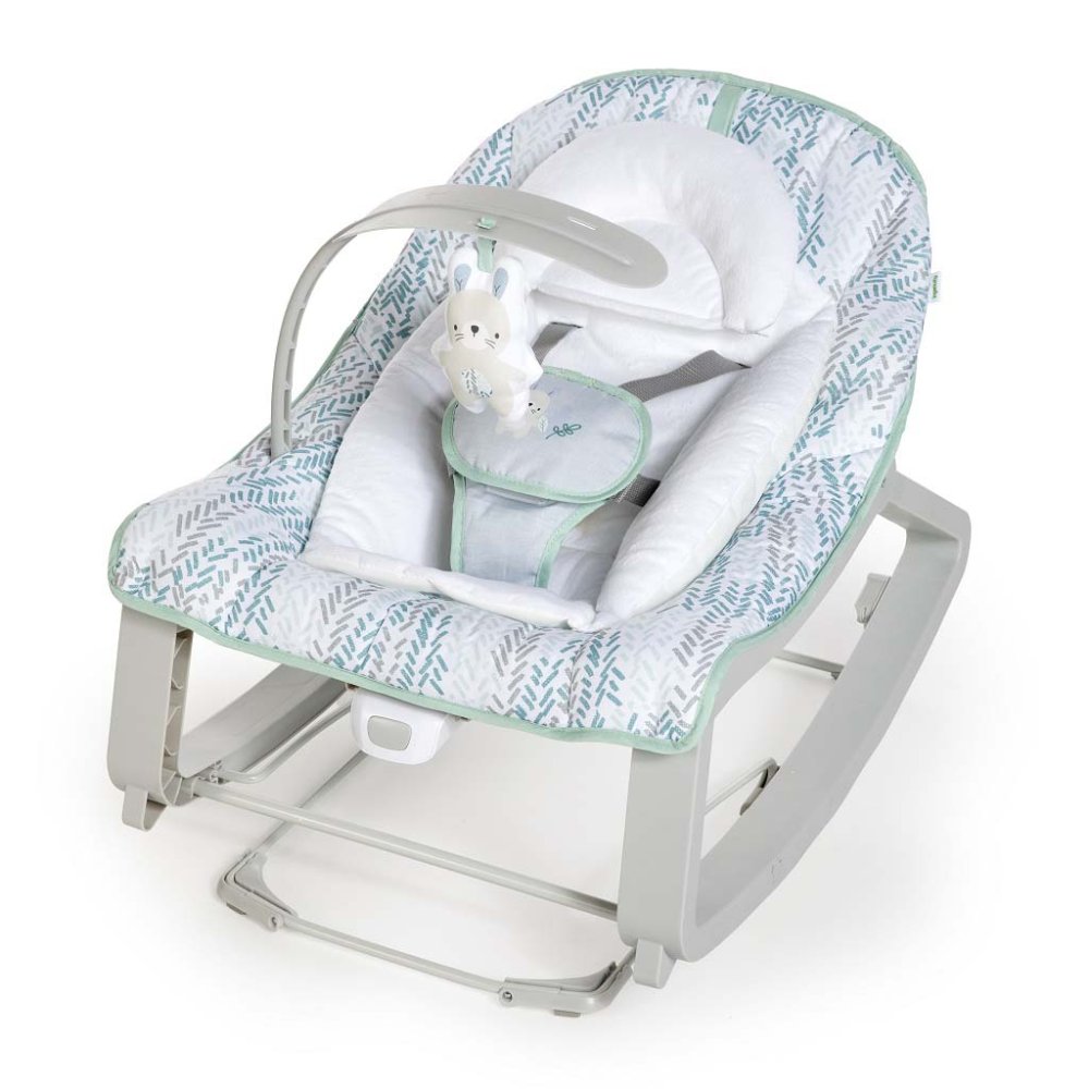 INGENUITY Bujaczek wibrujący 3w1 Keep Cozy Spruce 0m+ do 18kg