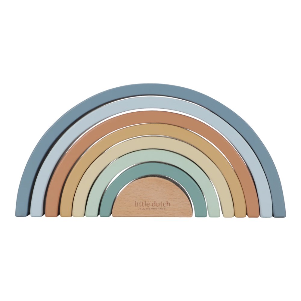 LITTLE DUTCH Skládačka duha Forest friends