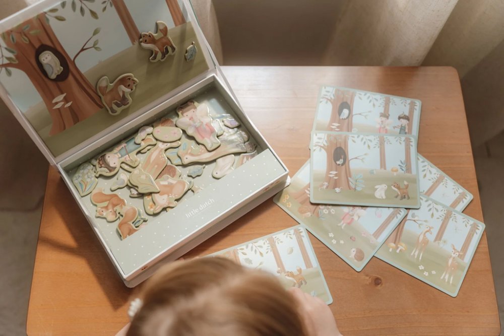 LITTLE DUTCH Hra magnetická Forest friends (obrázek 7)