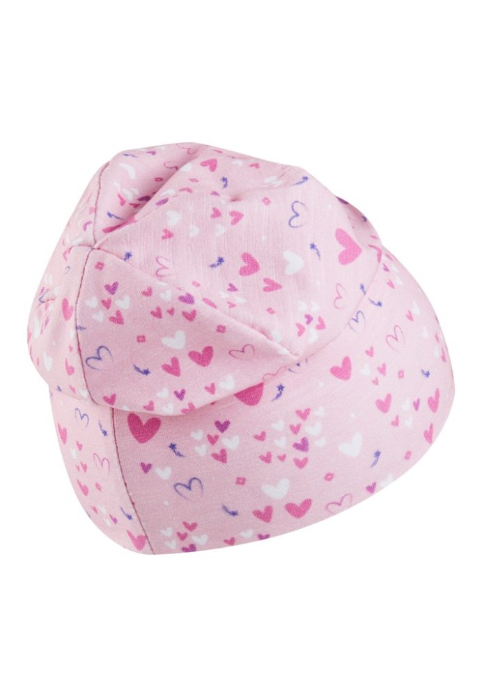STERNTALER Cappellino con protezione UV 50+ cuori bambina 47 cm-9-12 m - immagine 3