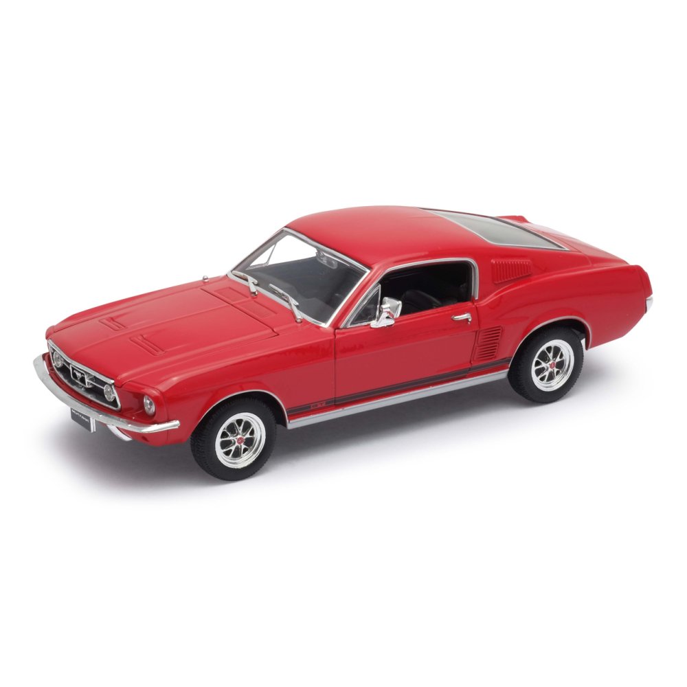 Welly Ford Mustang GT (1967) 1:24 rosso