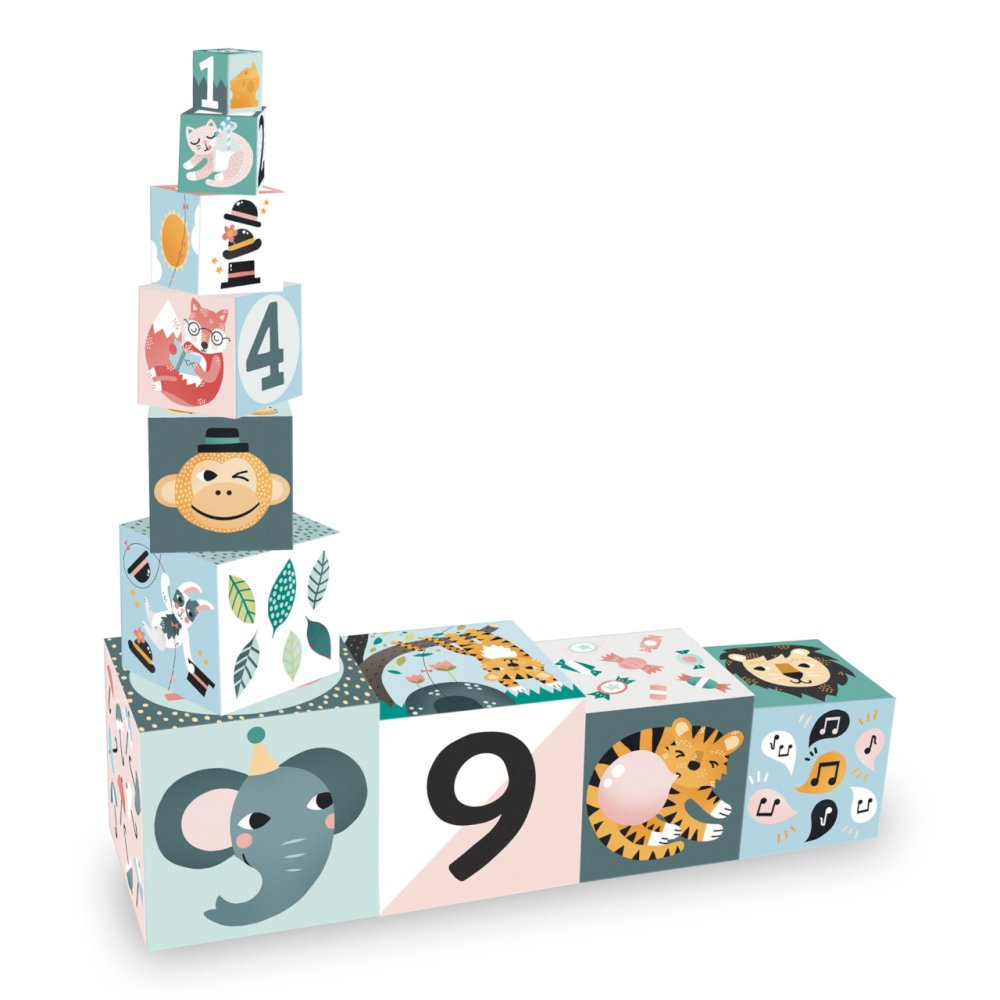 Torre Apilable de Cubos Vilac Michelle Carlslund