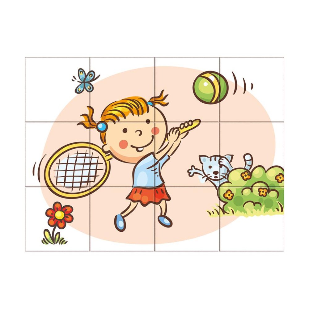 Dino Hezký den 12 dřevěné kostky (obrázek 8)