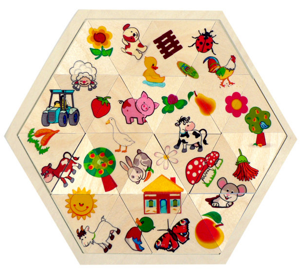 Hess Puzzle mosaico Granja 24 piezas