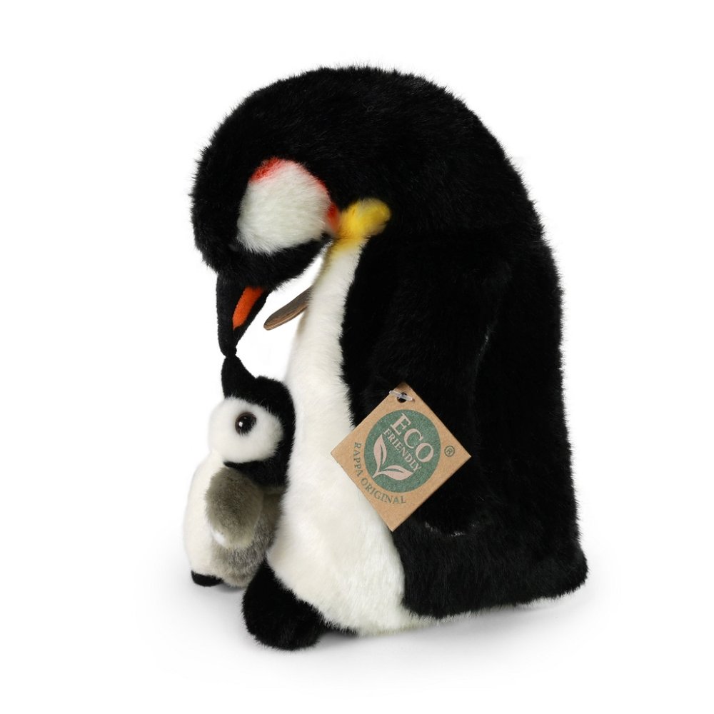 Rappa Manchot en peluche avec son bébé 22 cm ECO-FRIENDLY – Image 4