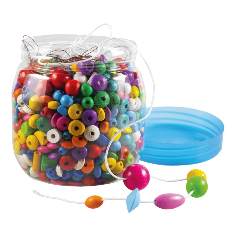 Detoa Drewniane koraliki w puszce