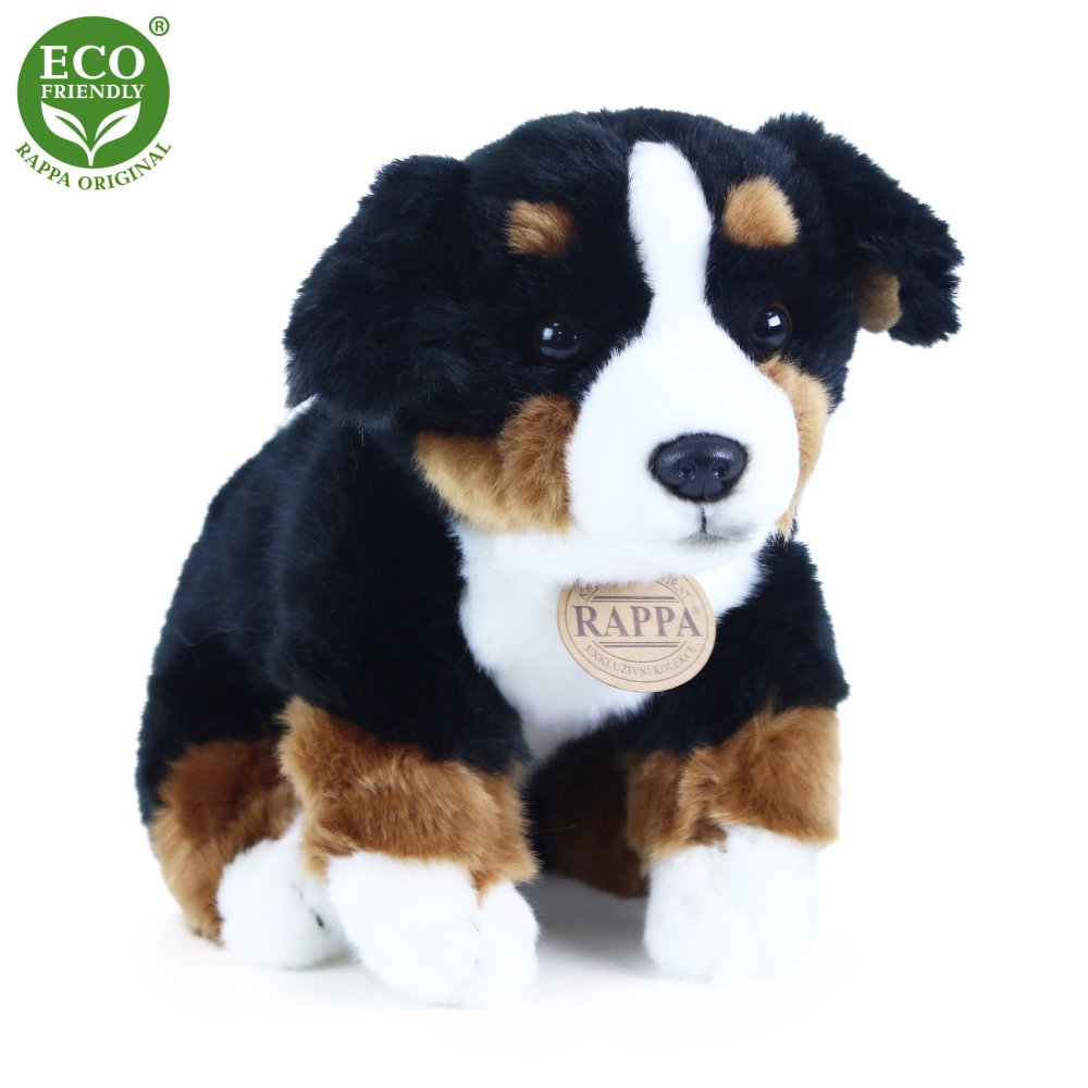 Rappa Peluche cane Bovaro del Bernese seduto 25 cm ECO-FRIENDLY