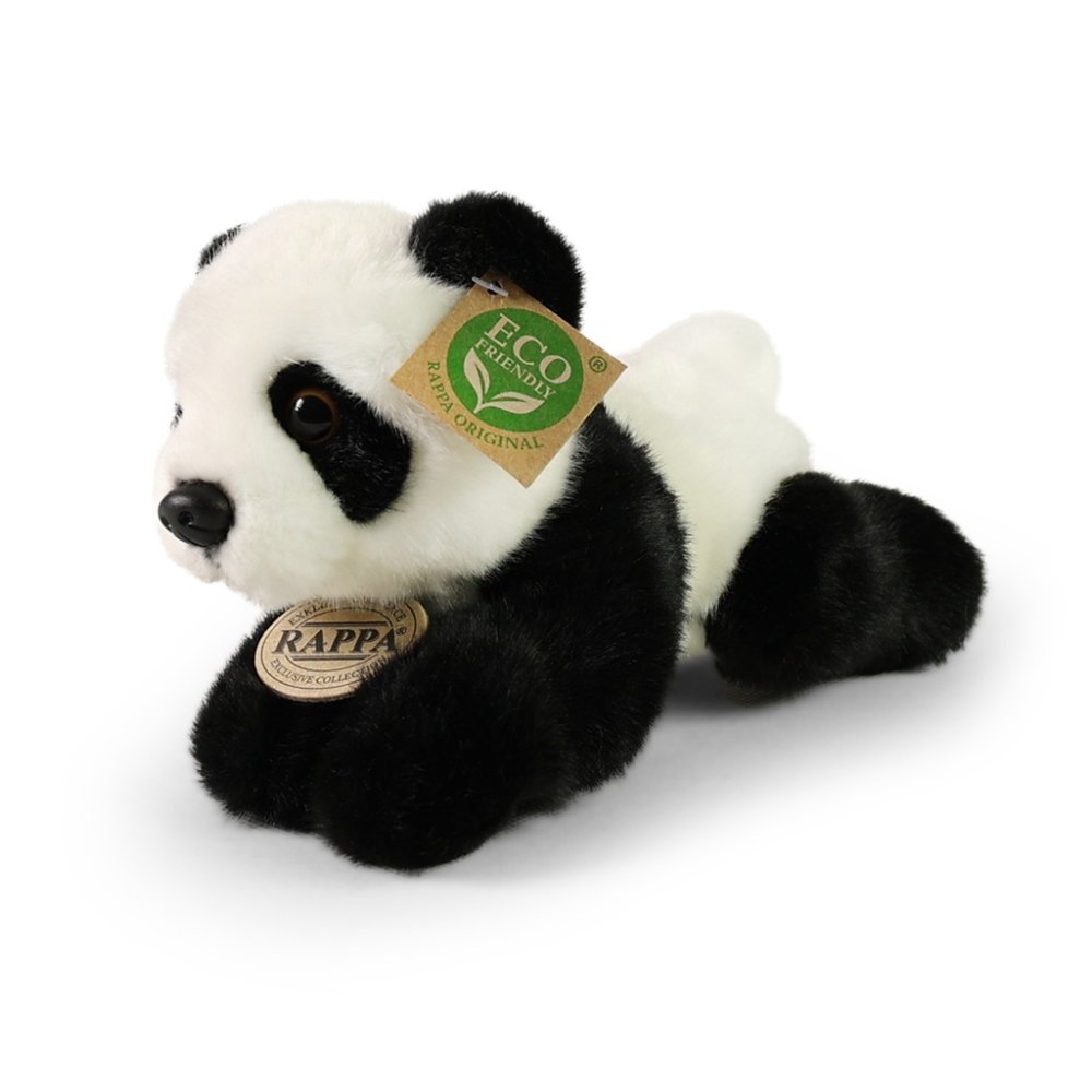 Rappa Plüss fekvő panda 20 cm ECO-FRIENDLY
