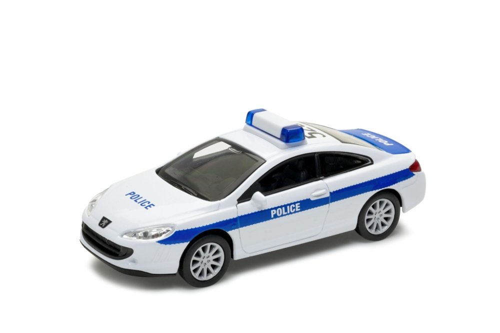 Welly Peugeot Coupe 407 POLICÍA 1:34