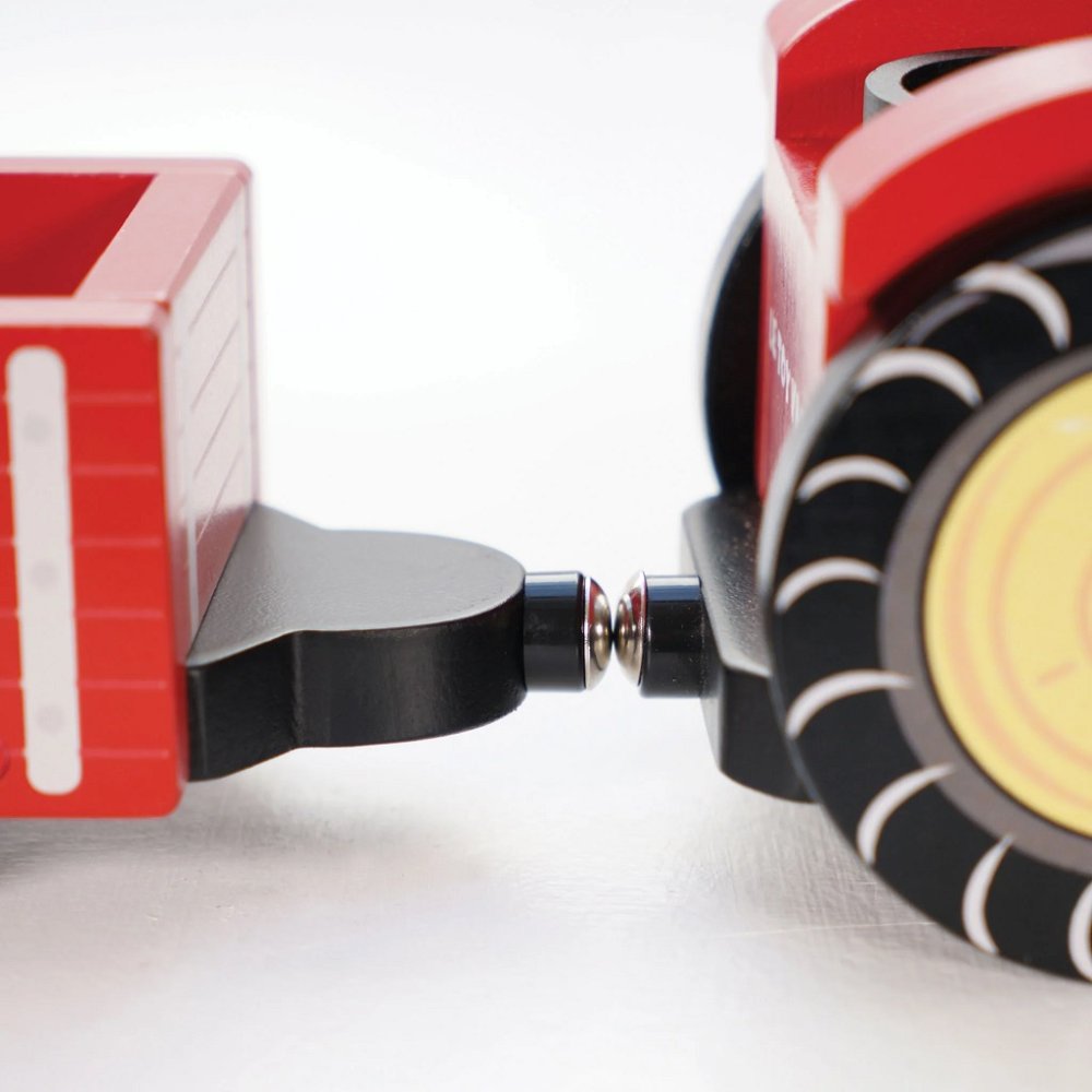 Le Toy Van Traktor czerwony - obrazek 2