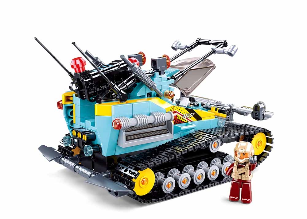 Sluban Power Bricks - Scorpion Tracked Vehicle R/C Remote Control M38-B1021 - Image 2