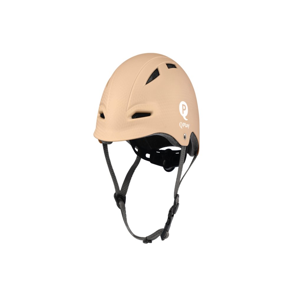 Casco infantil QPLAY Manbo Khaki, talla S (46-54 cm)