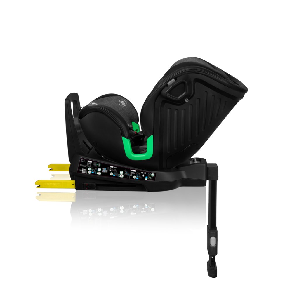 LIONELO Siège auto Harmony i-Size (40-150 cm) Grey Graphite Leather – Image 5