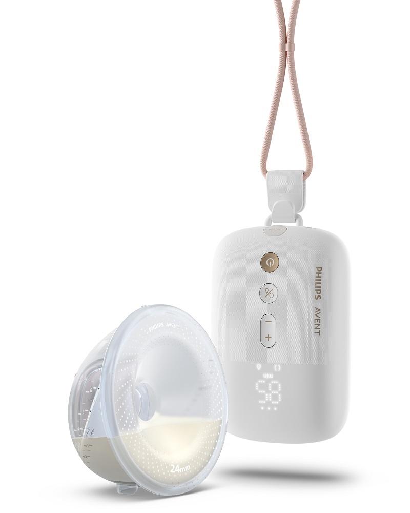 Philips AVENT Laktator elektryczny do mleka matki Hands-Free Premium Plus SCF531/11+Prezent - obrazek 5