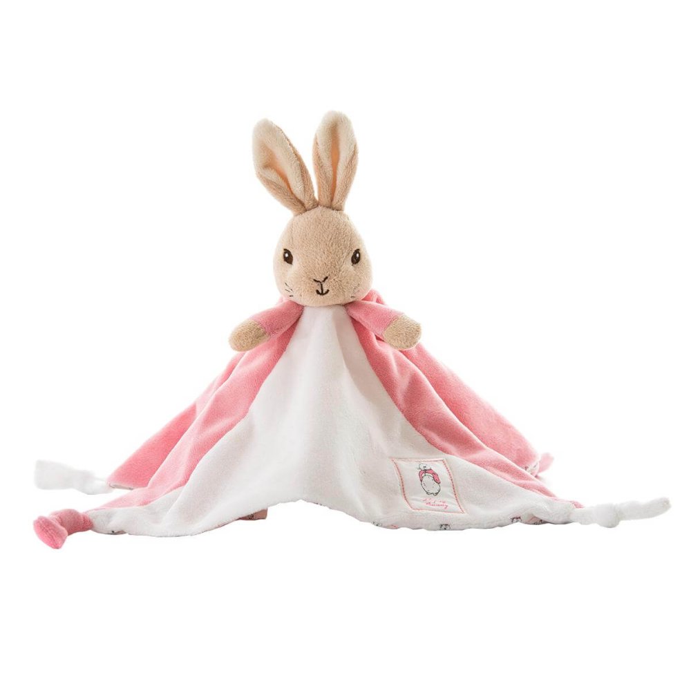 Rainbow Doudou en peluche lapin Flopsy rose – Image 6