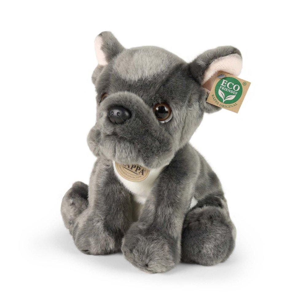 Rappa Peluche cane bulldog francese seduto 26 cm ECO-FRIENDLY