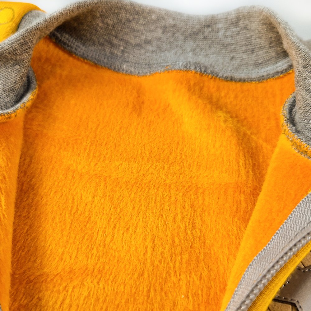 Veste molletonnée chaude zippée - ocre 110 – Image 5
