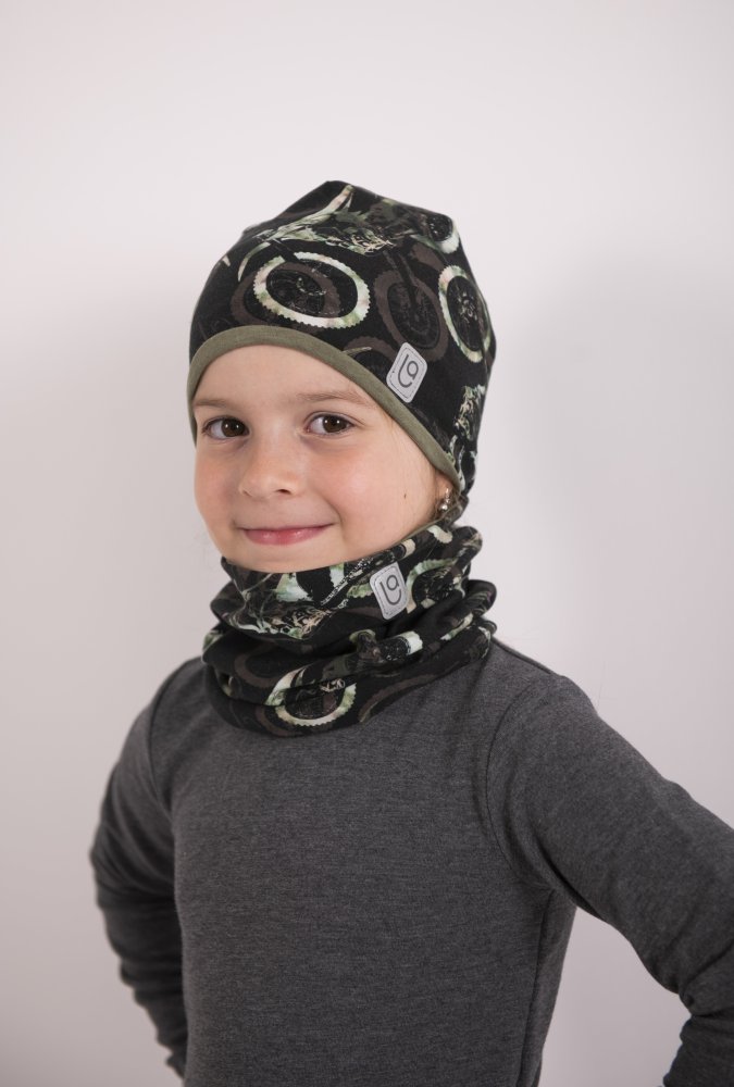 Tour de cou doublé Outlast® - motos/kaki UNI – Image 4