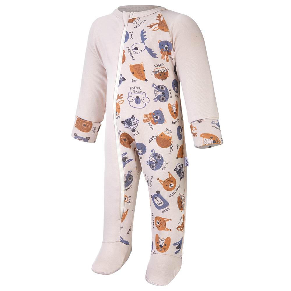 Tutina scivolo DR TISK Outlast® - latte/animaletti colorati latte 62