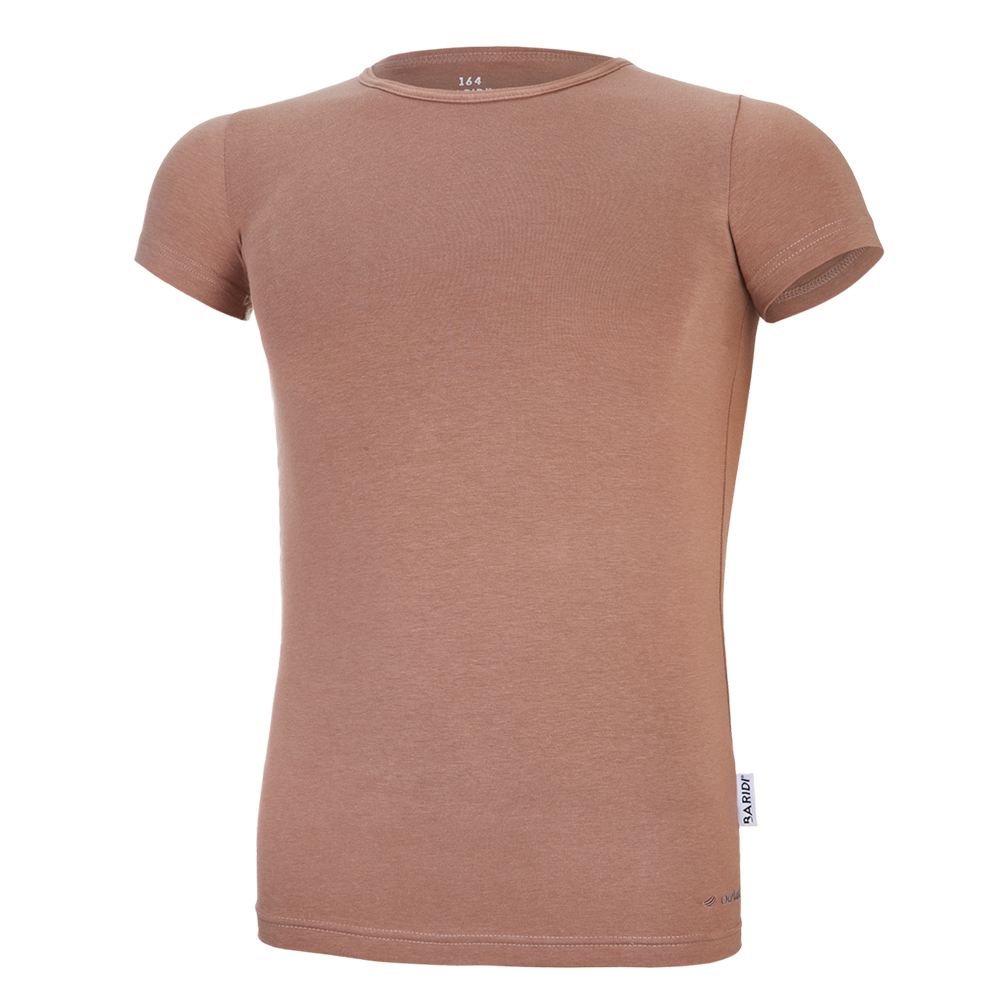 Camiseta KR fina Outlast® - avellana 152