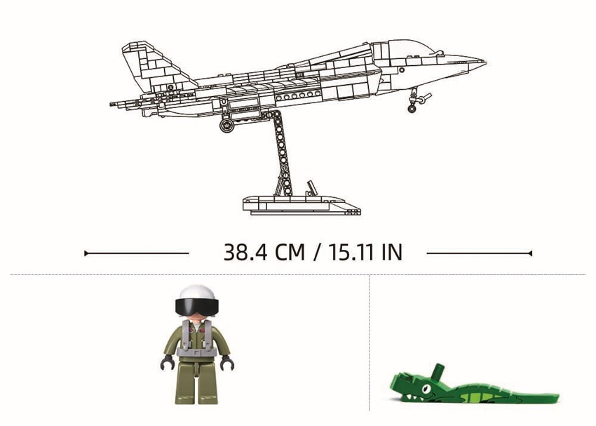 Sluban Stealth Aircraft Metal, verze s kovovým povlakem J-35S M38-B1186 (obrázek 5)
