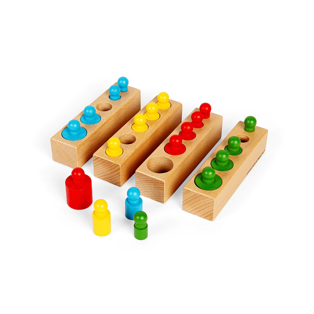 Bigjigs Toys Motorická vkládačka bloky 24 dílků (obrázek 6)