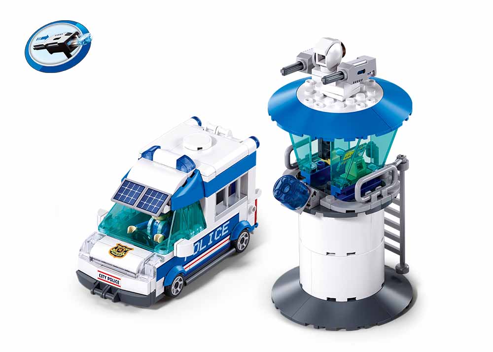 Sluban Metropolis M38-B1218 Přepravní vůz zásahové jednotky: Gangsteři za mřížemi (obrázek 5)