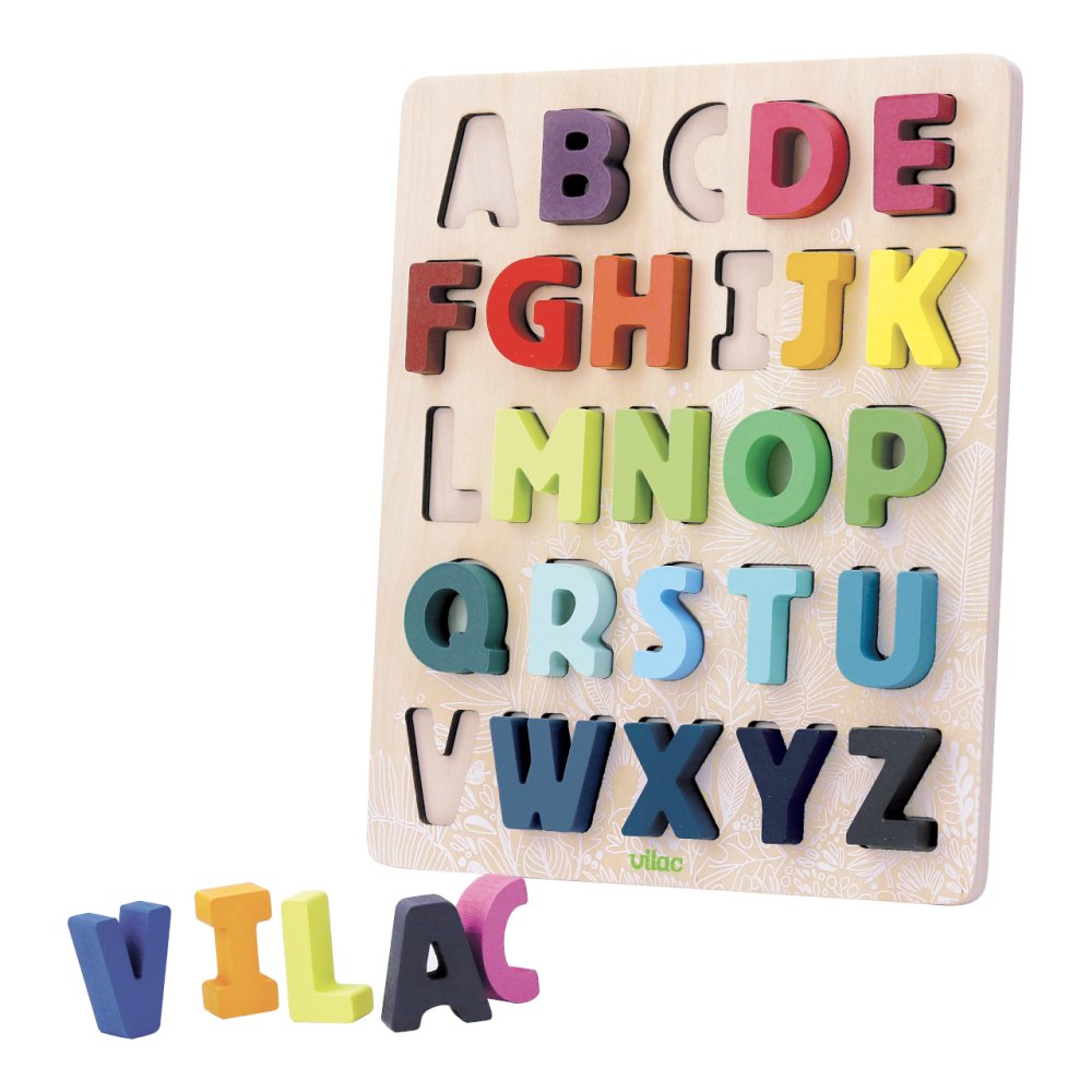 Vilac Vkládací puzzle Abeceda (obrázek 8)