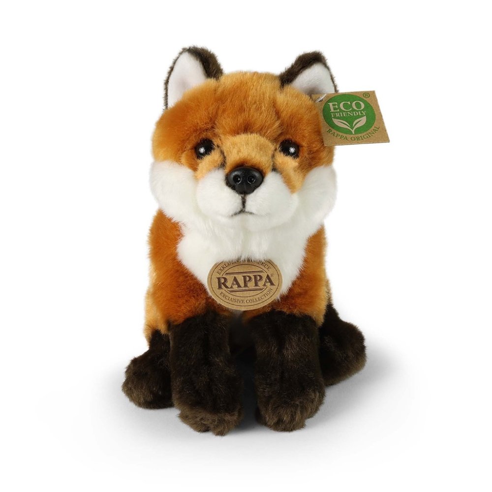 Rappa Plyšová liška sedící 21 cm ECO-FRIENDLY (obrázek 4)