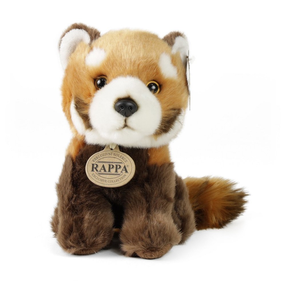 Rappa Plyšová panda červená sedící 18 cm ECO-FRIENDLY (obrázek 3)