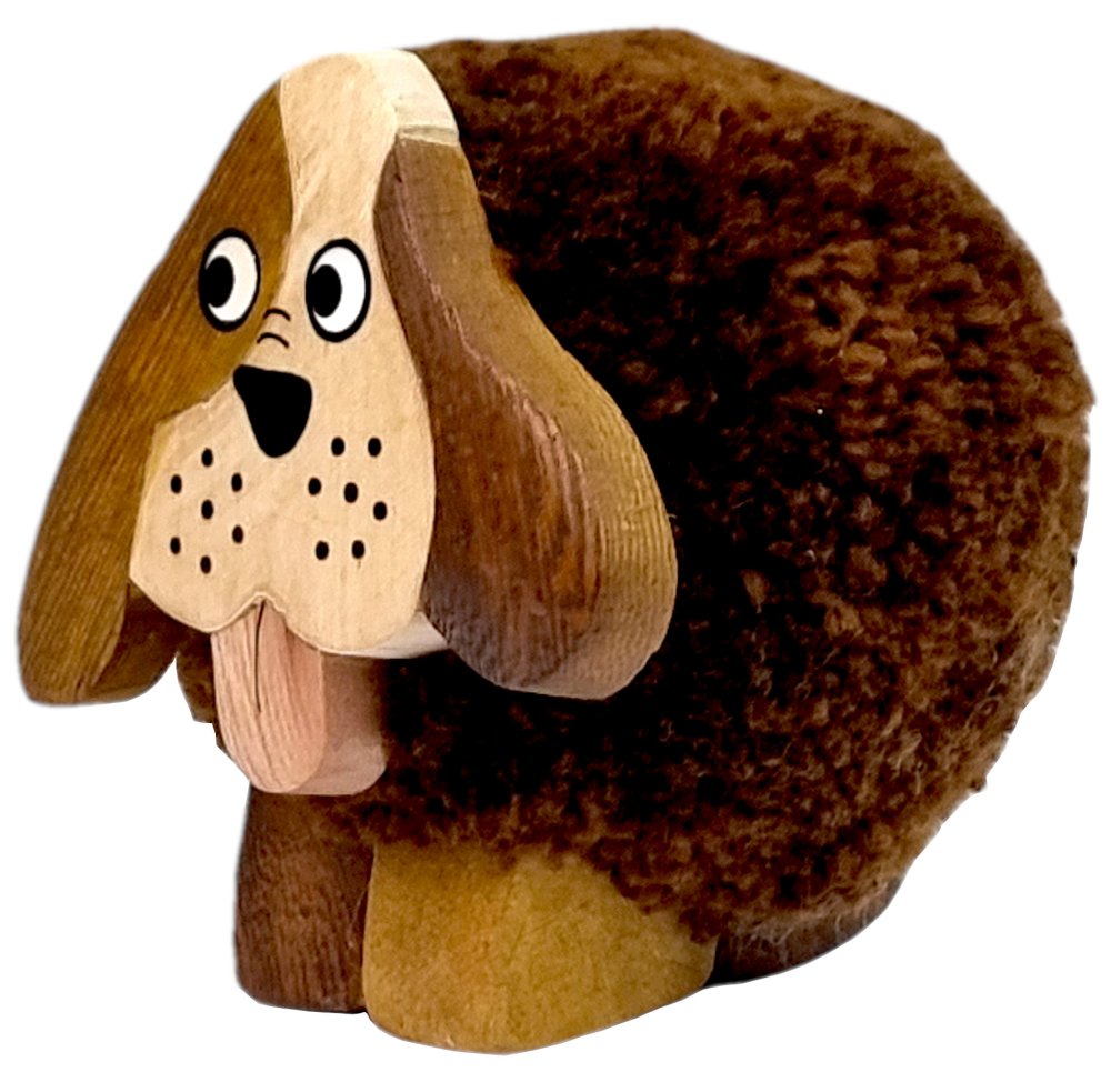 2Kids Toys Dřevěná figurka XL pompon Pes (obrázek 3)