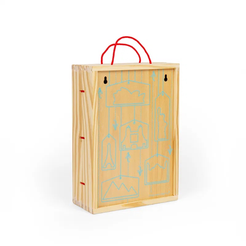 Bigjigs Toys Dřevěná cestovatelská hrací sada (obrázek 4)